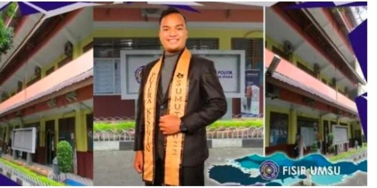 Mahasiswa Kessos FISIP UMSU Jadi Putra Kesenian Sumut 2022