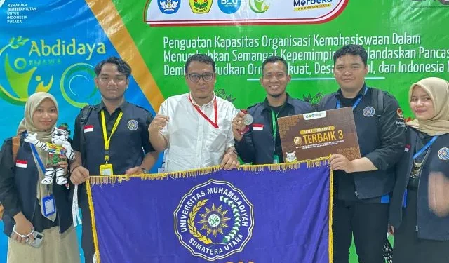 Tim PPK Ormawa HMJ KS FISIP UMSU Raih 1 Perunggu di Ajang Bergengsi Nasional Abdidaya 2023