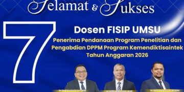 7 Dosen FISIP UMSU Lolos Penerima Dana Hibah Penelitian Kemendiktisaintek 2026